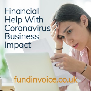 Help finding coronavirus emergency business finance.