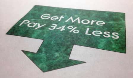 Get More Pay 34 Percent Less