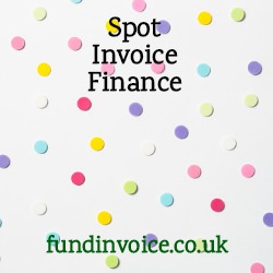 Spot invoice finance where you can select invoice to be prepaid.