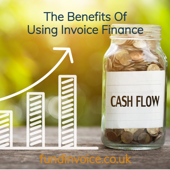 The benefits of using invoice finance to improve business cash flow.