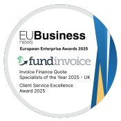 Winners logo for FundInvoice Invoice Finance Quote Specialists of the Year 2025 - UK