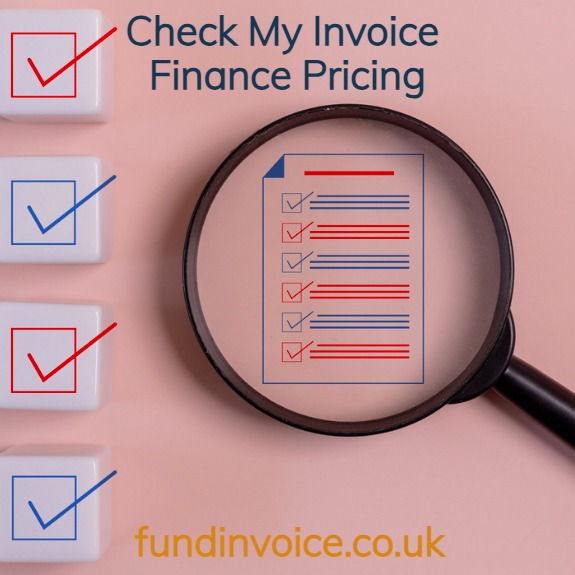 Check My Invoice Finance Pricing