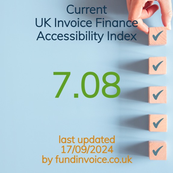 Current UK Invoice Finance Accessibility Index