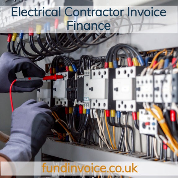 Case study about finding invoice finance for an electrical contractor. An electrical contractor working on a commercial project supported by invoice finance