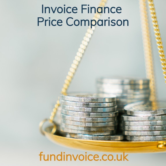 Invoice Finance Price Comparison Spreadsheet