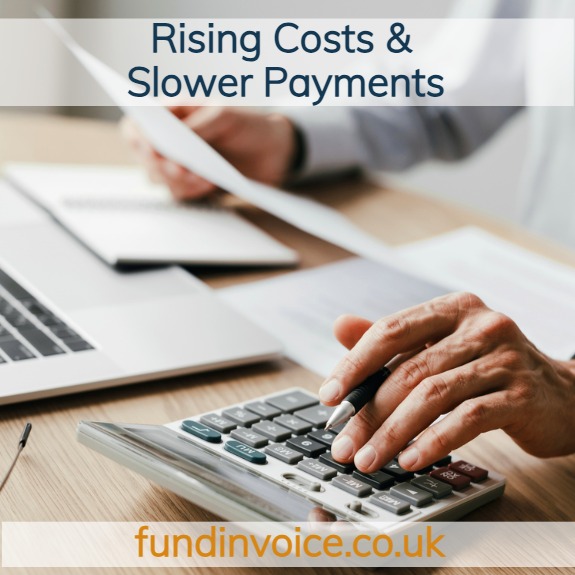 How rising costs and slower payments affect UK business cash flow Rising costs and slower payments creating cash flow pressure for UK businesses